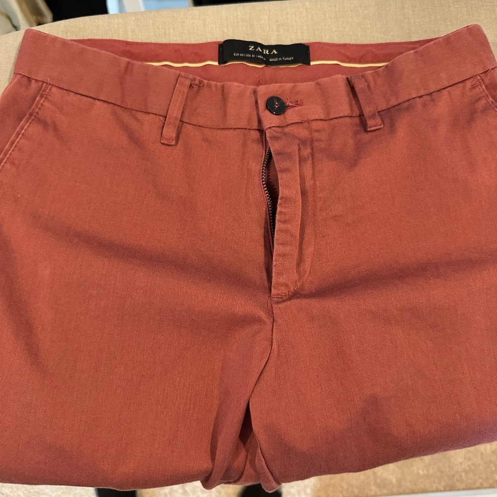 Zara cotton chinos size 31 tailor fit